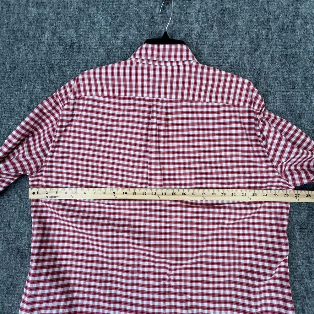 JCrew Flex Oxford Classic Shirt Men XXL Casual‎ Button Down Check Office Casual